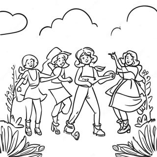 Traditionele Land Festivals Kleurplaat 93459 32878