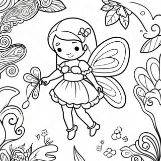 Dromerige Gelpen Sprookje Kleurplaat 93639-33015