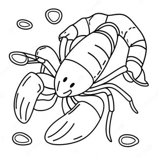 Realistische Lobster Kleurplaat 93921 33231