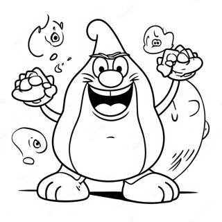 Looney Helluva Boss Personages Kleurplaat 94048 33327