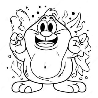 Looney Helluva Boss Personages Kleurplaat 94048 33328