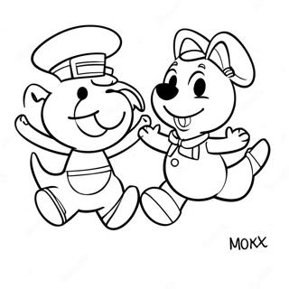 Moxxie En Millie In Actie Kleurplaat 94049 33330