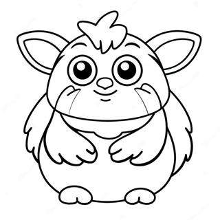 Furby Kleurplaten