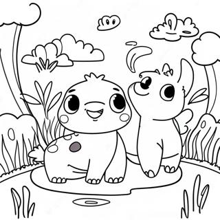 Blije Dieren Uit Migratie Film Kleurplaat 94333-33552