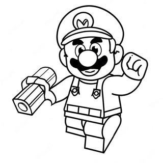 Lego Mario Kleurplaten