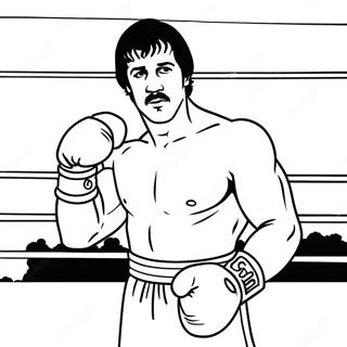 Rocky Balboa In De Ring Kleurplaat 94438-33852