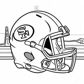 San Francisco 49ers Mascotte Kleurplaat 94696-34036