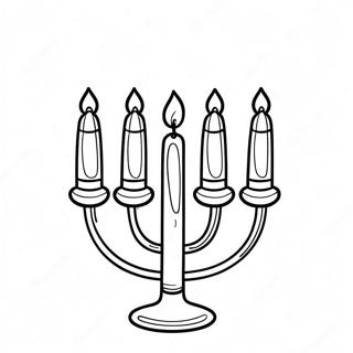 Schattige Hanukkah Kleurplaat Kleurplaten