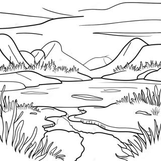Arctische Toendra Biome Kleurplaat 95183 34407