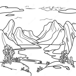 Arctische Toendra Biome Kleurplaat 95183 34408