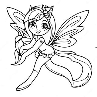 Winx Club Kleurplaat 95385-34559