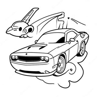 Uitdager In Actie Kleurplaat 95437 34607