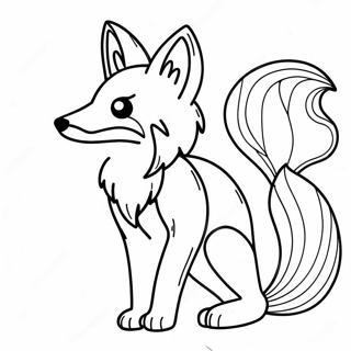 Kleurige Therian Vos Kleurplaat 95591-34766