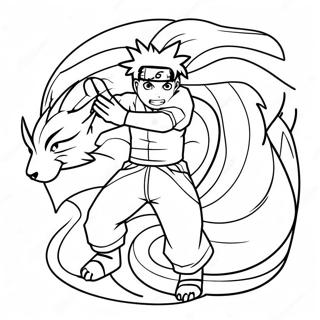 Naruto Transformeren In Negen Staarten Kleurplaat 95641-34806