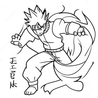 Naruto Transformeren In Negen Staarten Kleurplaat 95641-34808