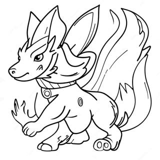 Boze Negen Staarten Naruto Kleurplaat 95642-34811