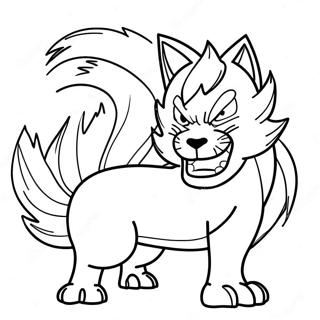 Boze Negen Staarten Naruto Kleurplaat 95642-34812