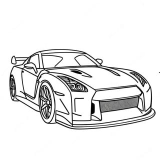 Gtr Sportauto Kleurplaat 95690-34834