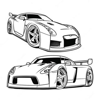 Gtr Sportauto Kleurplaat 95690-34836