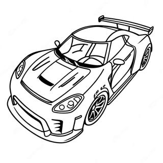 Snelle Gtr Raceauto Kleurplaat 95691-34840