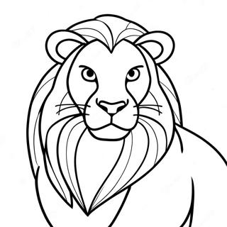Majestueuze Mufasa Kleurplaat 95895-34997