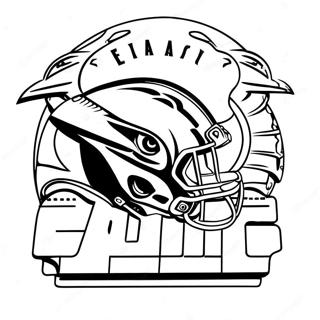 Seahawks Logo Kleurplaat 96490-35455