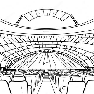 Seahawks Stadion Scene Kleurplaat 96494-35470