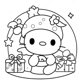 Sanrio Kerst Kleurplaat 96567-35515