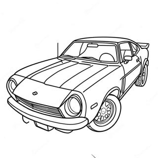 Klassiek Jdm Auto Ontwerp Kleurplaat 96903-35949