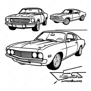 Klassiek Jdm Auto Ontwerp Kleurplaat 96903-35952