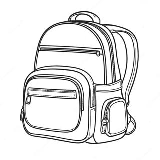 Kleurige School Rugzak Kleurplaat 96929 35971