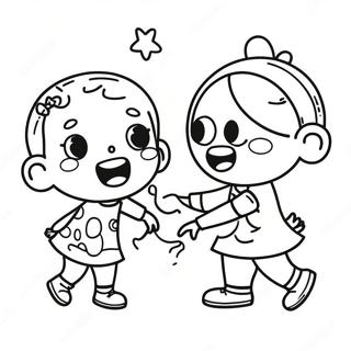 Blije Kinderen Die Kanker Steunen Kleurplaat 97007 36035