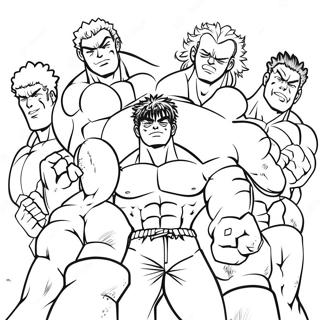 Baki En Vrienden Kleurplaat 97108 36110