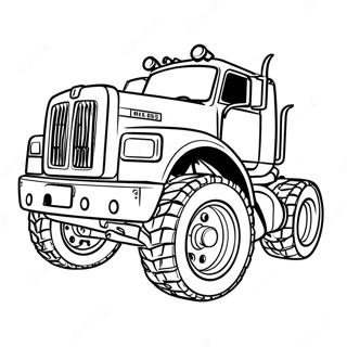 Monster Diesel Truck Kleurplaat 97187-36175