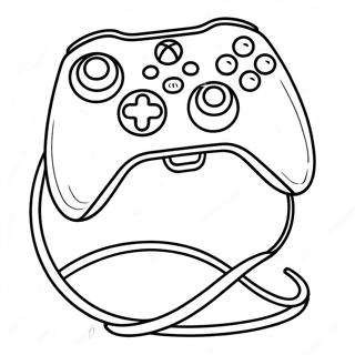 Retro Xbox Controller Kleurplaat 97210-36181