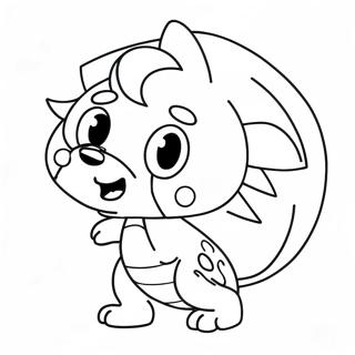 Avontuurlijke Bluey Mama Kleurplaat 97367-36314