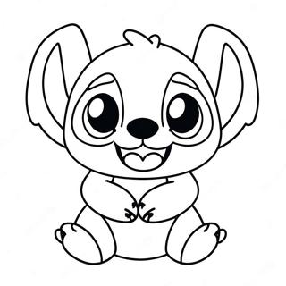 Stitch Halloween Kleurplaat 97440-36360
