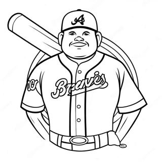 Atlanta Braves Kleurplaten