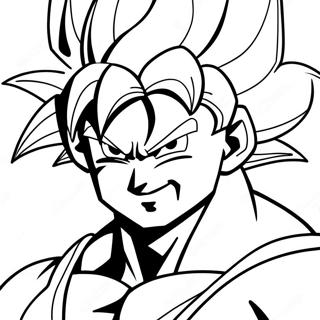 Super Saiyan Goku Kleurplaat 97879-36835