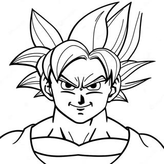 Goku In Super Saiyan Vorm Kleurplaat 97880-36837