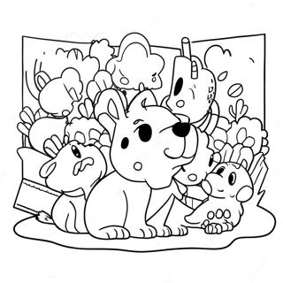 Pupstruction Team In Actie Kleurenpagina 97960 36905