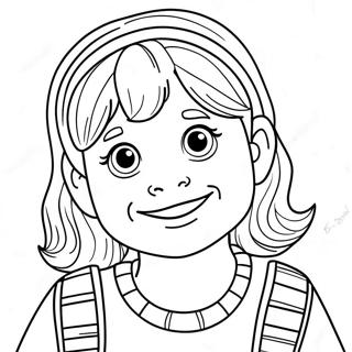 Grappige Junie B Jones Kleurenpagina 97985 36923