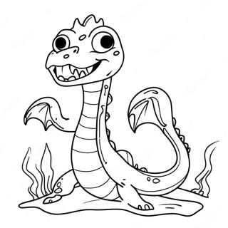 Eng Zeemonster Kleurplaat 98037 36963