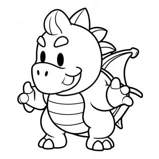 Bowser Jr Kleurplaten