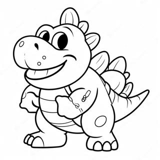 Kleurplaat Van Bowser Jr 98085-36995