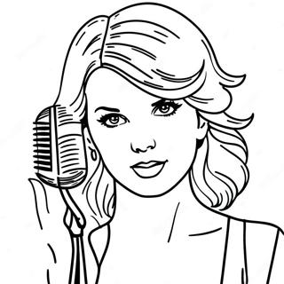 Taylor Swift Speak Now Kleurplaat 98367-37215