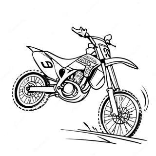 Supercross Dirtbike Race Kleurplaat 98418-37256