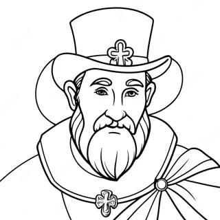 St Patrick Religieuze Kleurplaat 98981-37695
