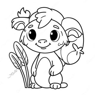 Kleurige Banban Personages Kleurplaat 99110-37799