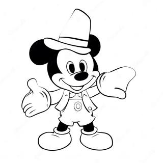 Mickey Mouse Valentijnsdag Kleurplaat 99135-37815